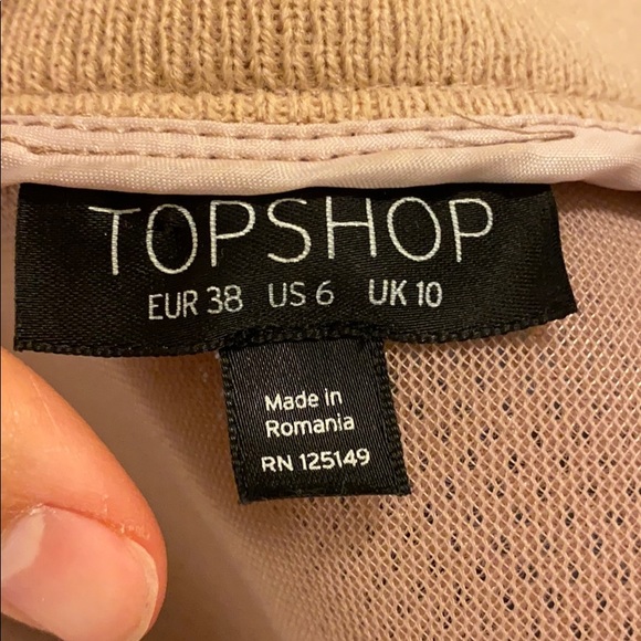 Mauve Top Shop Bomber - Picture 4 of 4